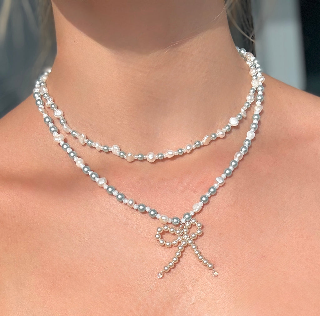 Ocean Views + Poupée Serenity Bow Necklace