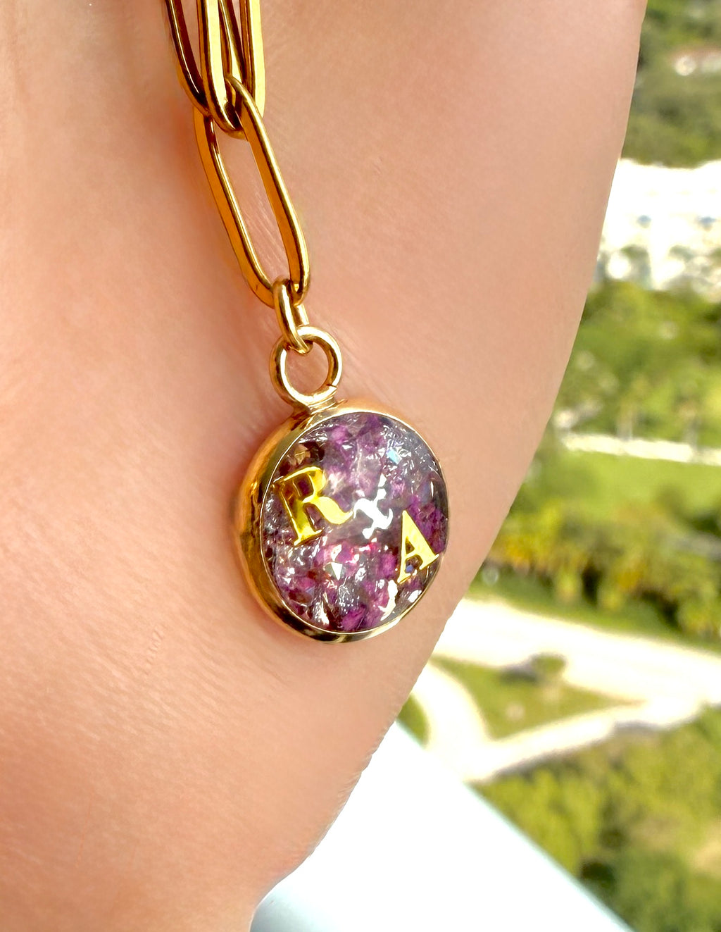 Bubble Necklaces - Fully Customized - Stainless Steel- Single Letters