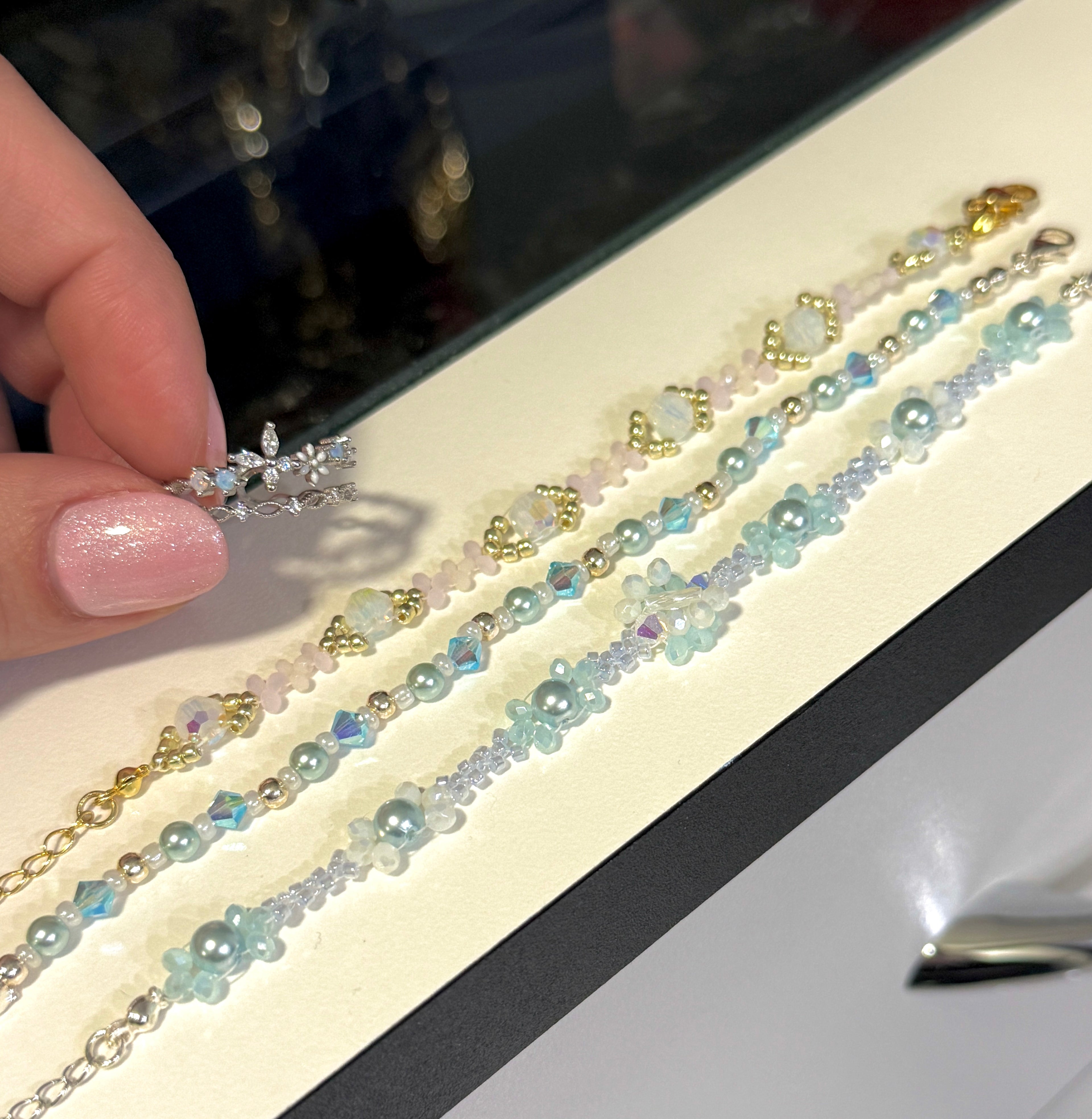 Springtime Full Gift Set - 1 Ring + 3 Bracelets