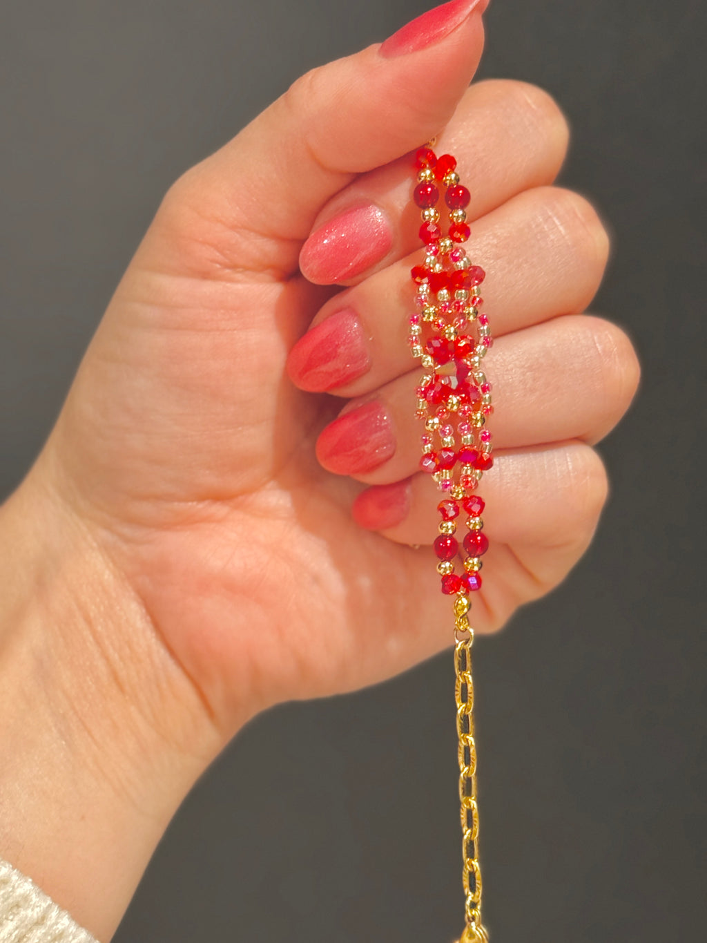 Shelly Rouge Necklace and Bracelet Set