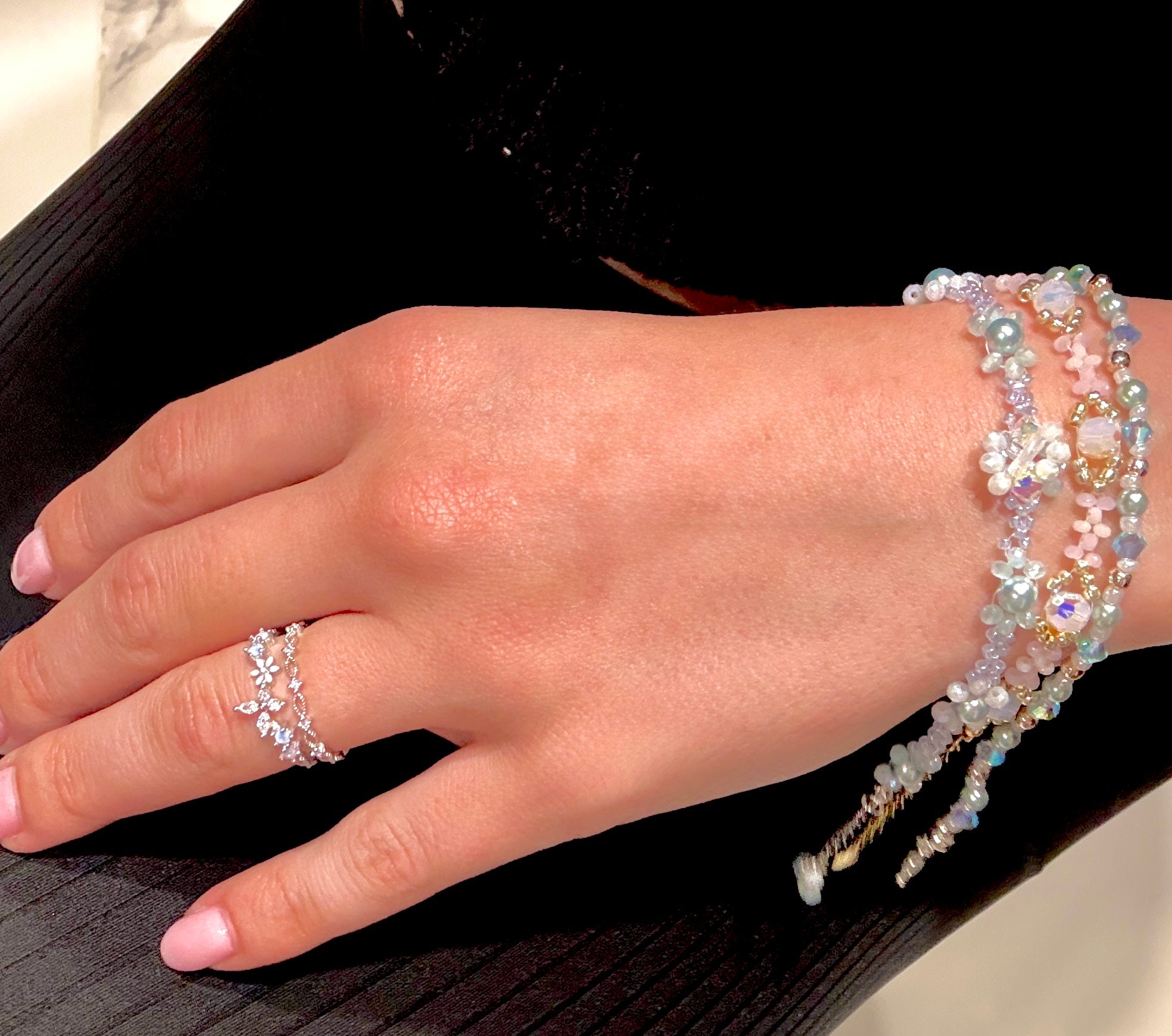 Springtime Full Gift Set - 1 Ring + 3 Bracelets