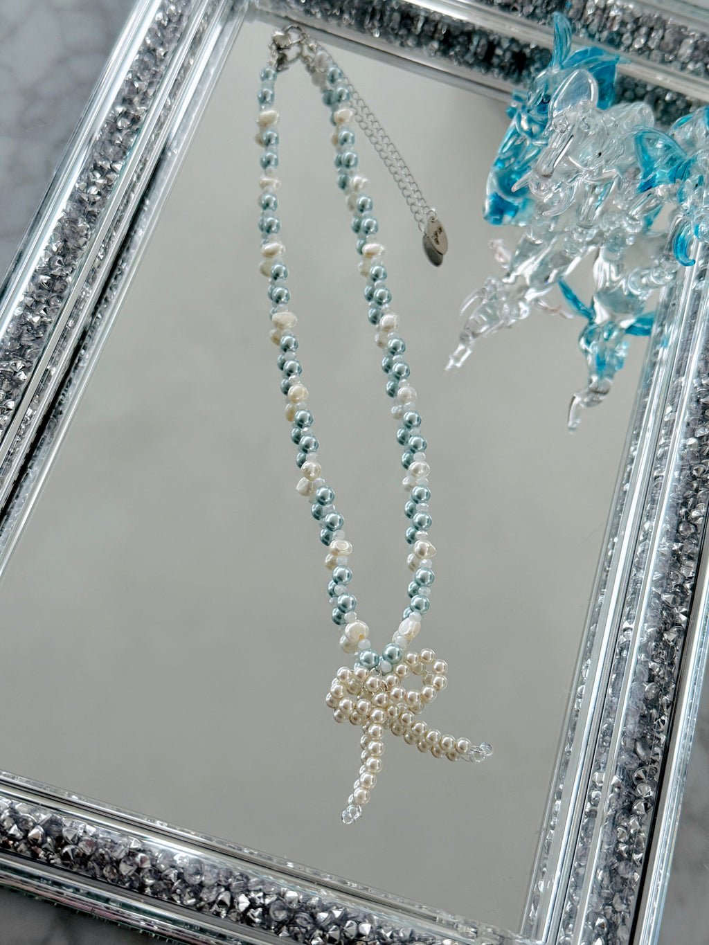 Ocean Views + Poupée Serenity Bow Necklace