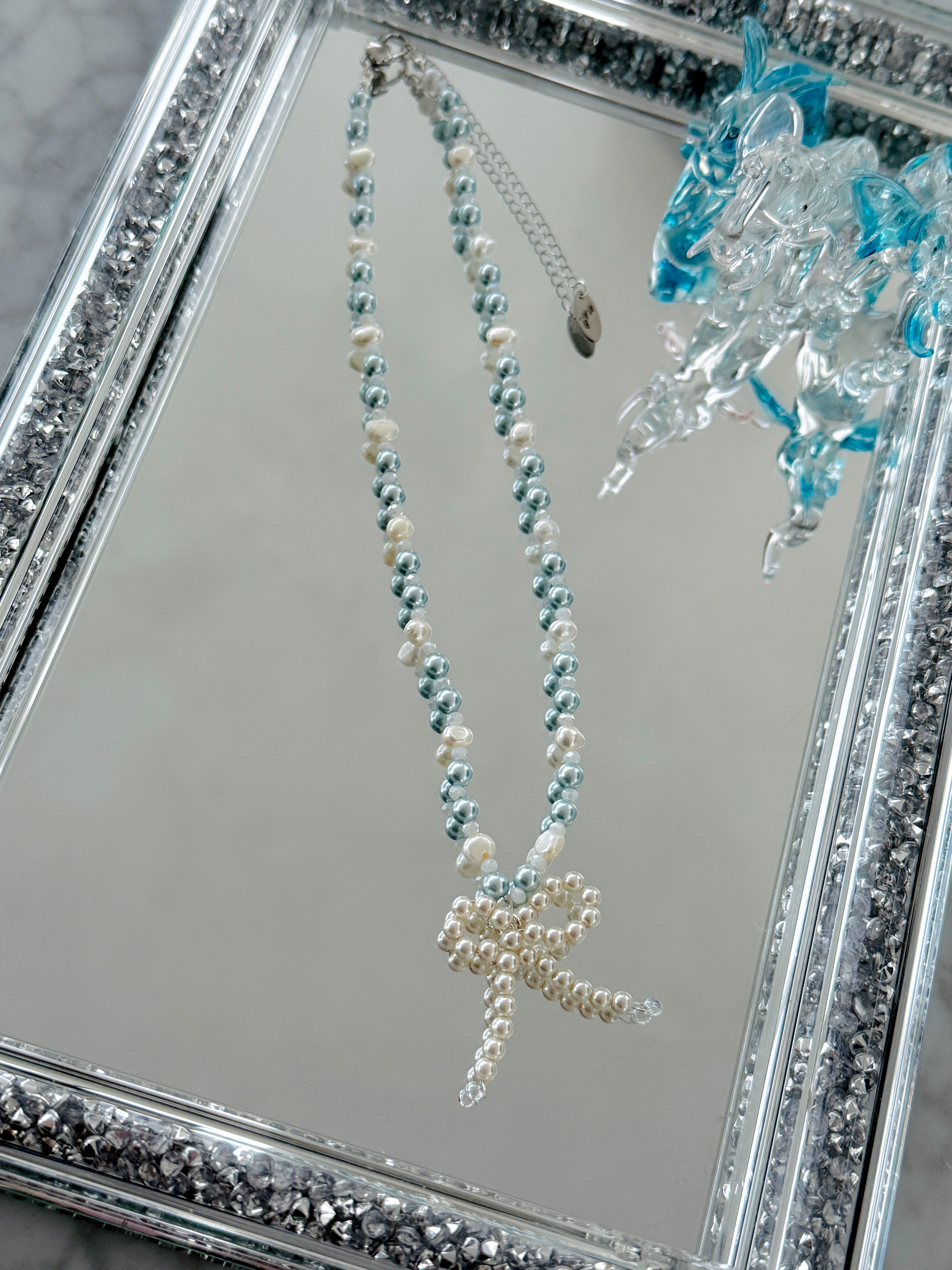 Ocean Views + Poupée Serenity Bow Necklace