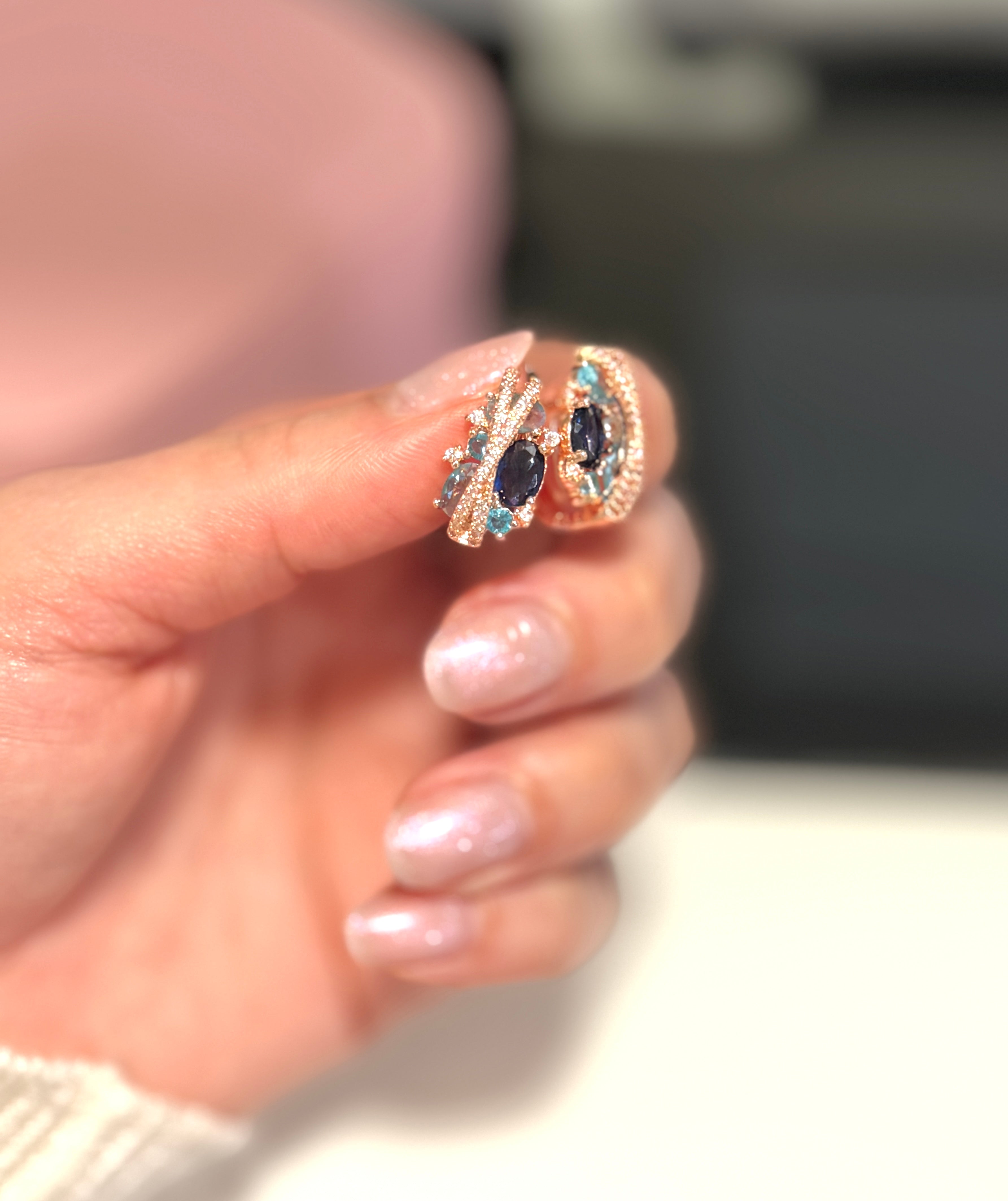 Jasmine Rose Gold Earrings