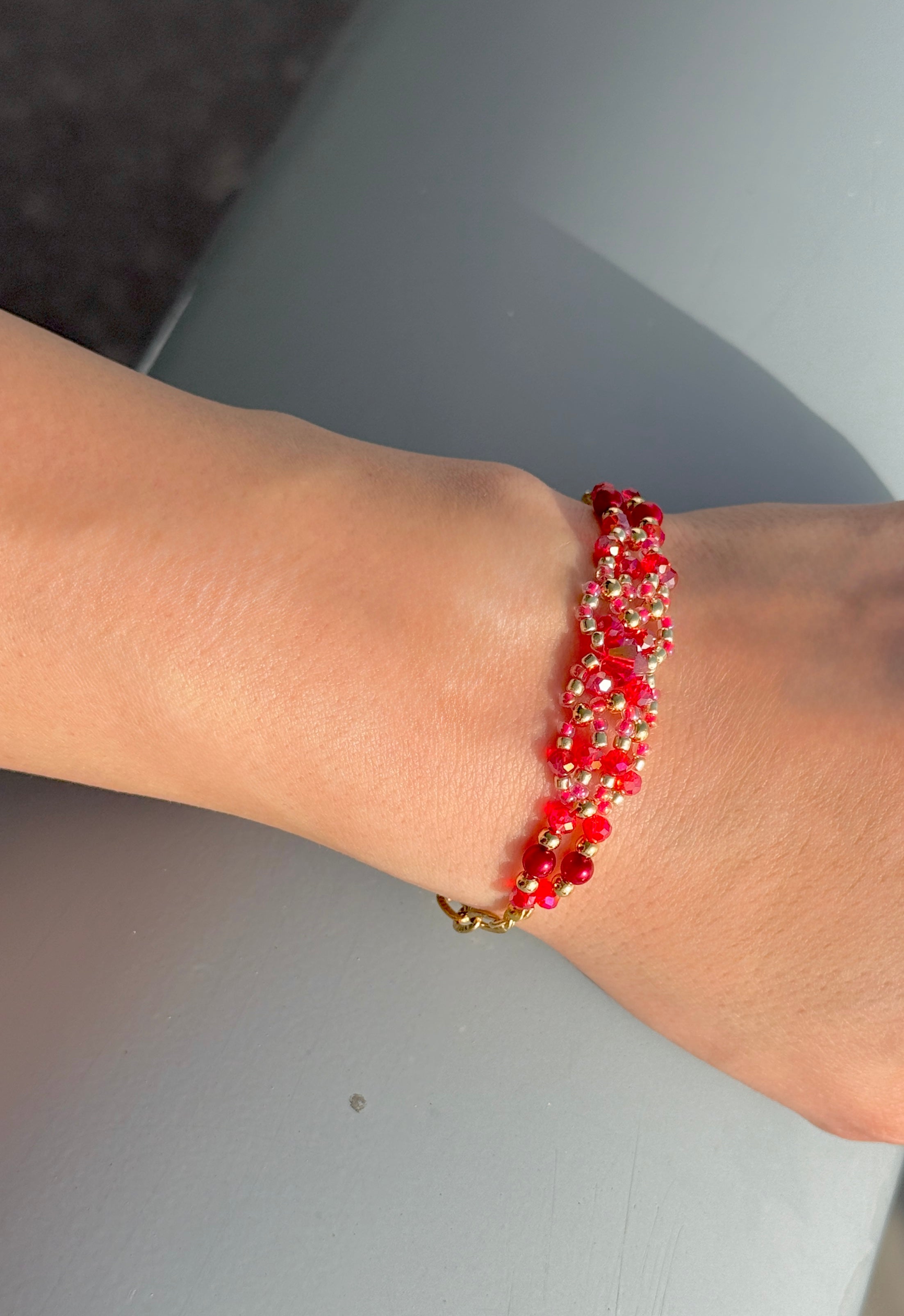 Shelly Rouge Necklace and Bracelet Set