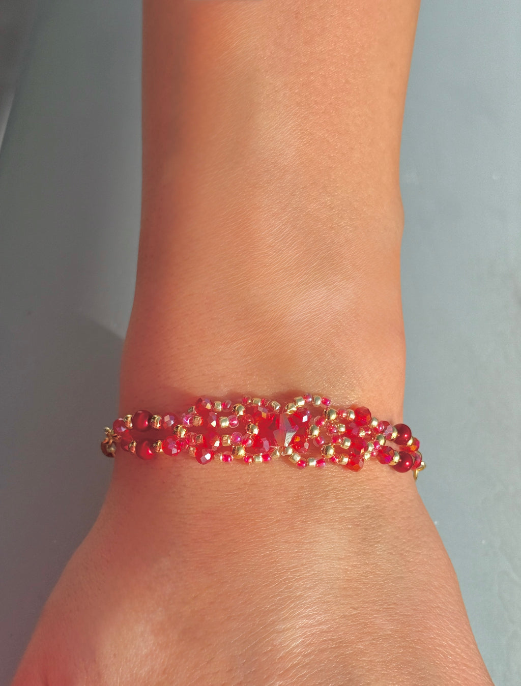 Shelly Rouge Necklace and Bracelet Set