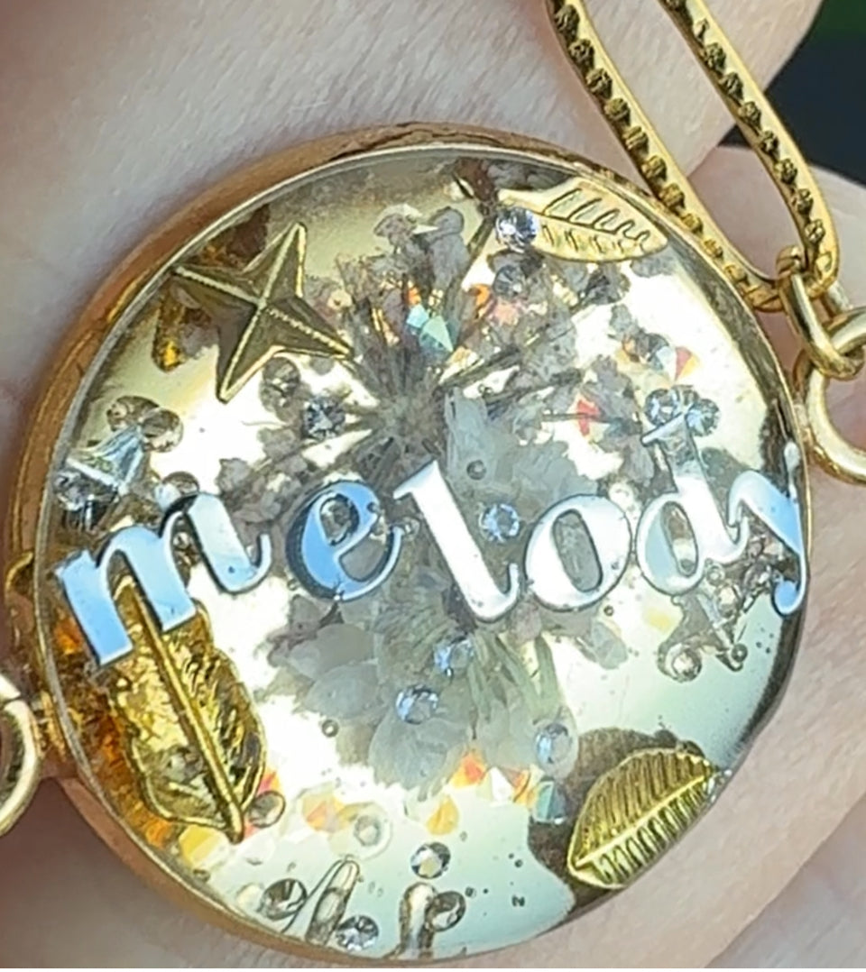 Bubble Necklace - Fully Customized - Stainless - Name, Initials, Phrase, Image