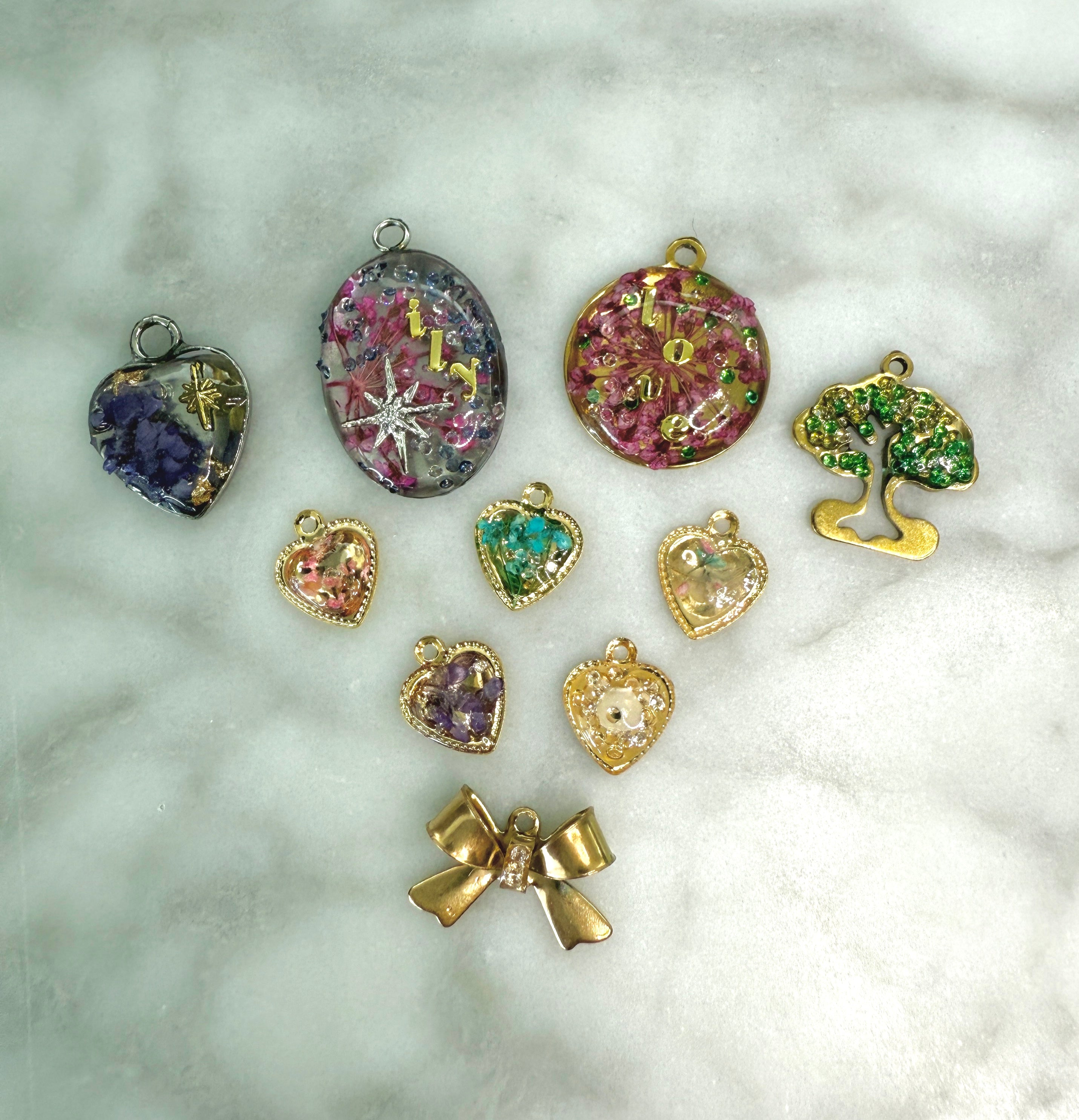 Bubble Necklaces - Fully Customized - Stainless Steel- Single Letters