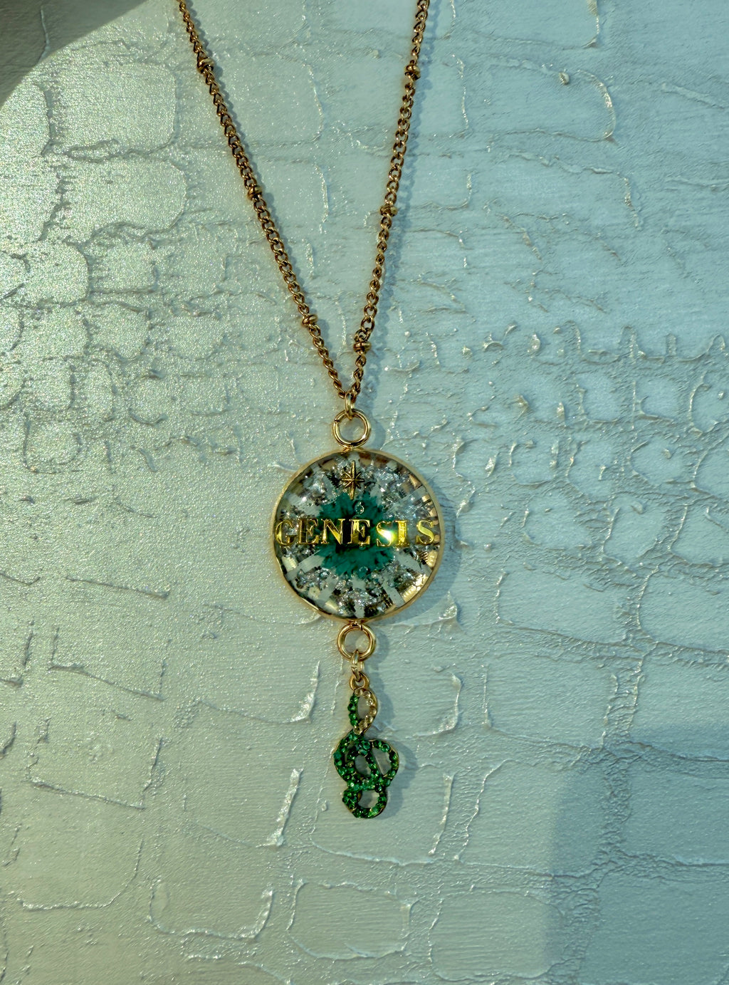 Bubble Necklace - Fully Customized - Stainless - Name, Initials, Phrase, Image