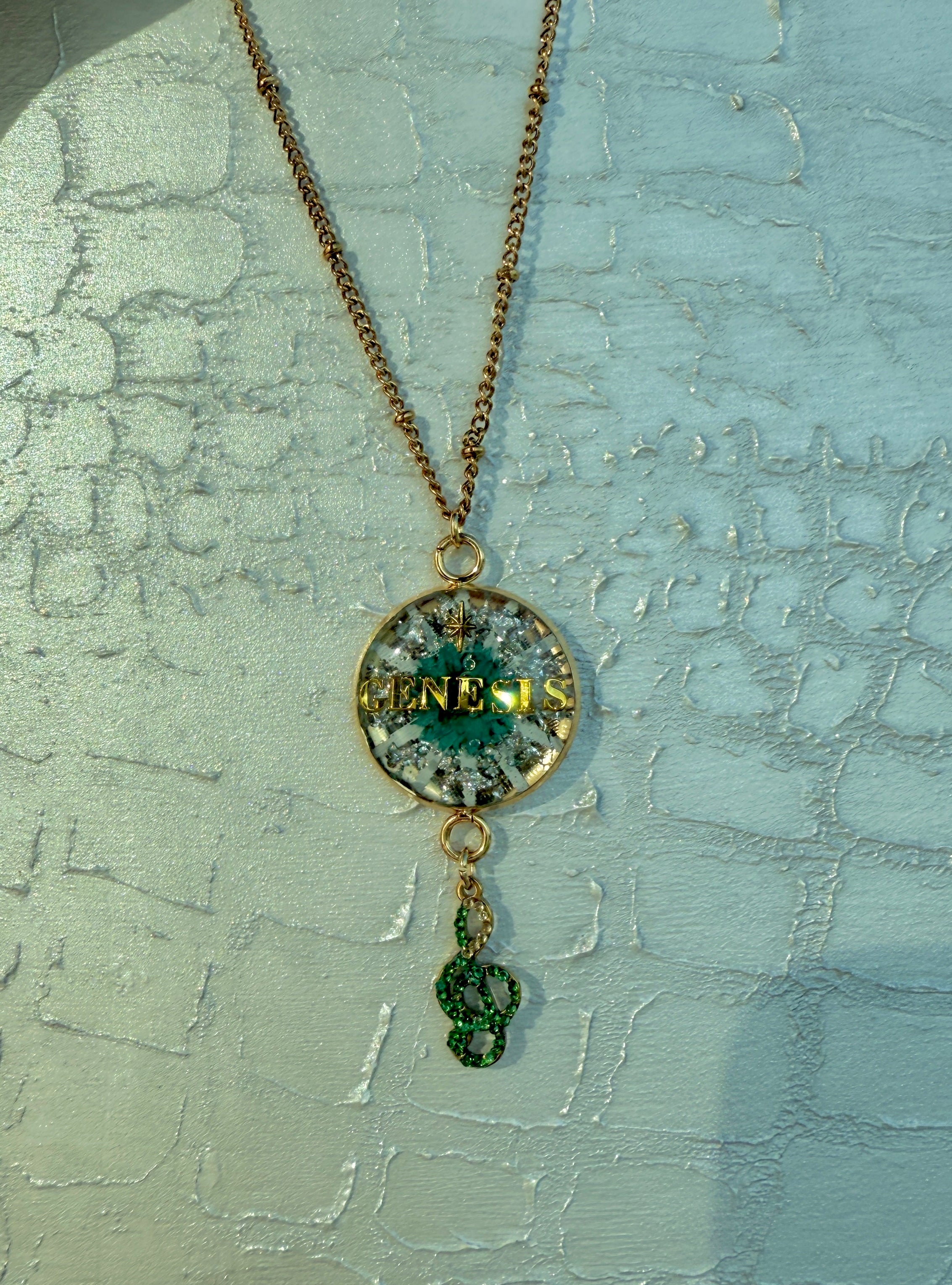 Bubble Necklace - Fully Customized - Stainless - Name, Initials, Phrase, Image