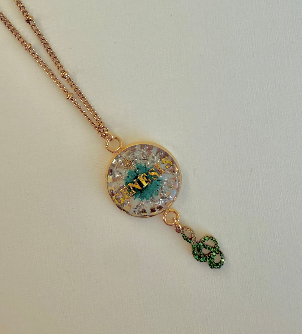 Bubble Necklace - Fully Customized - Stainless - Name, Initials, Phrase, Image