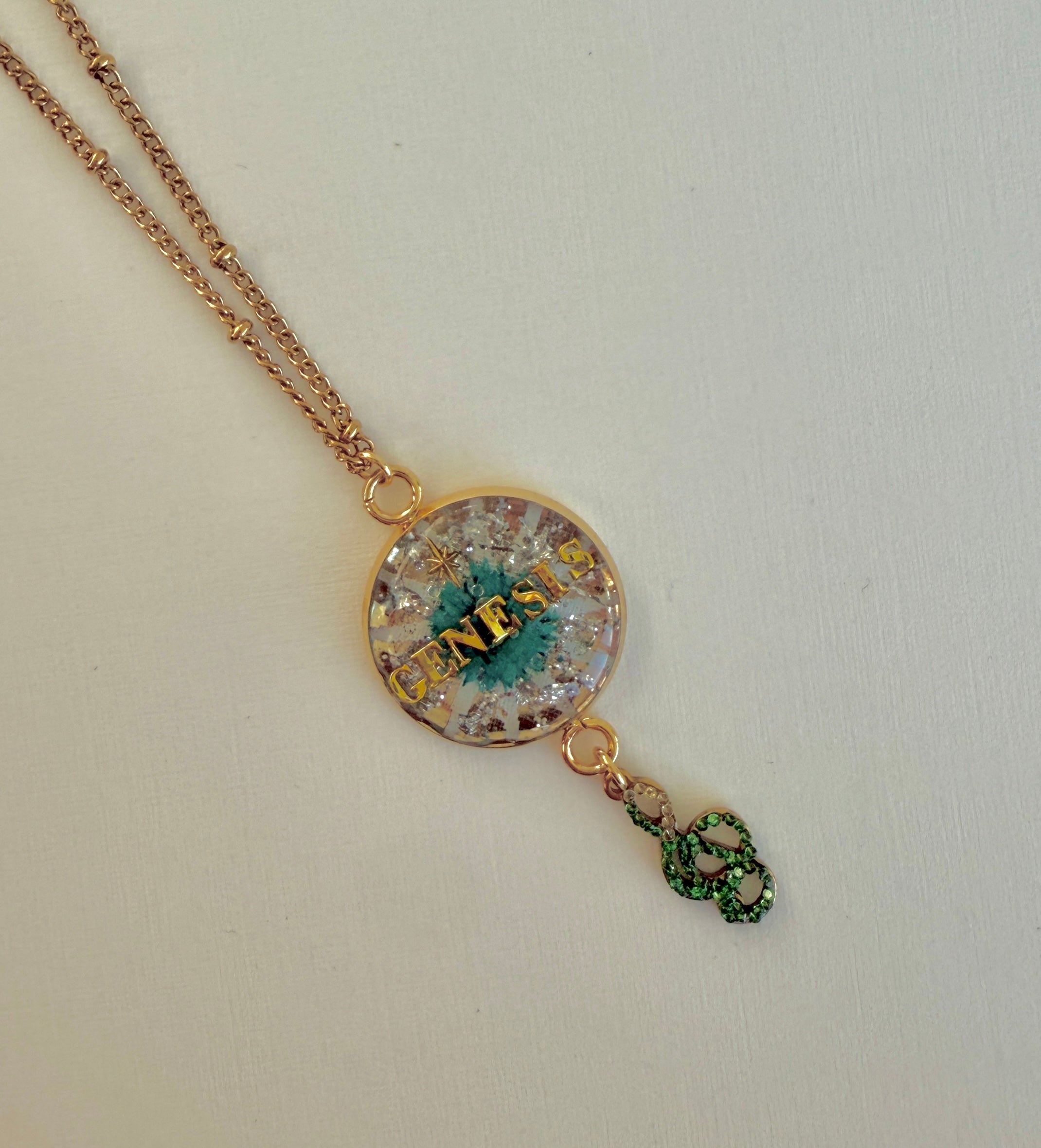 Bubble Necklace - Fully Customized - Stainless - Name, Initials, Phrase, Image